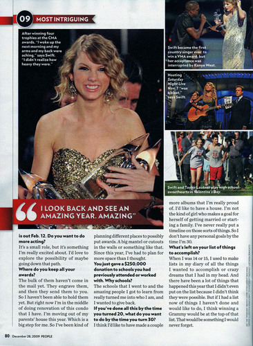  Taylor Swift, People Magazine scans