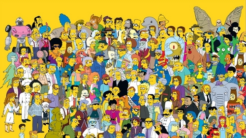 The Simpsons 20th Anniversary Poster