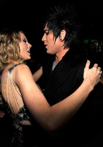  adam at 2009 Z100's Jingle Ball,11 december with taylor