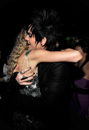  adam at 2009 Z100's Jingle Ball,11 december with taylor