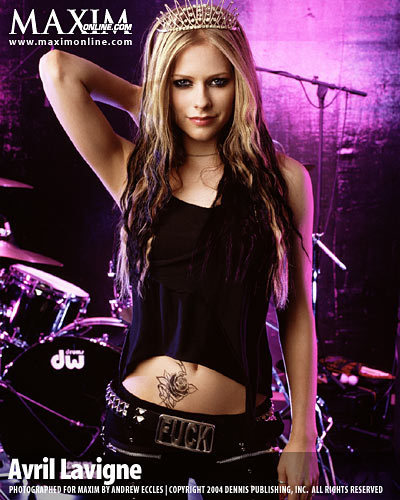  Avril Lavigne Maxim 2004 (sun)