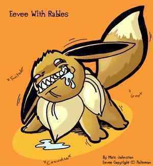  Eevee with rabies!