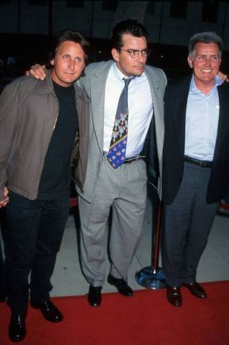  Emilio Estevez,Charlie Sheen,and Martin Sheen