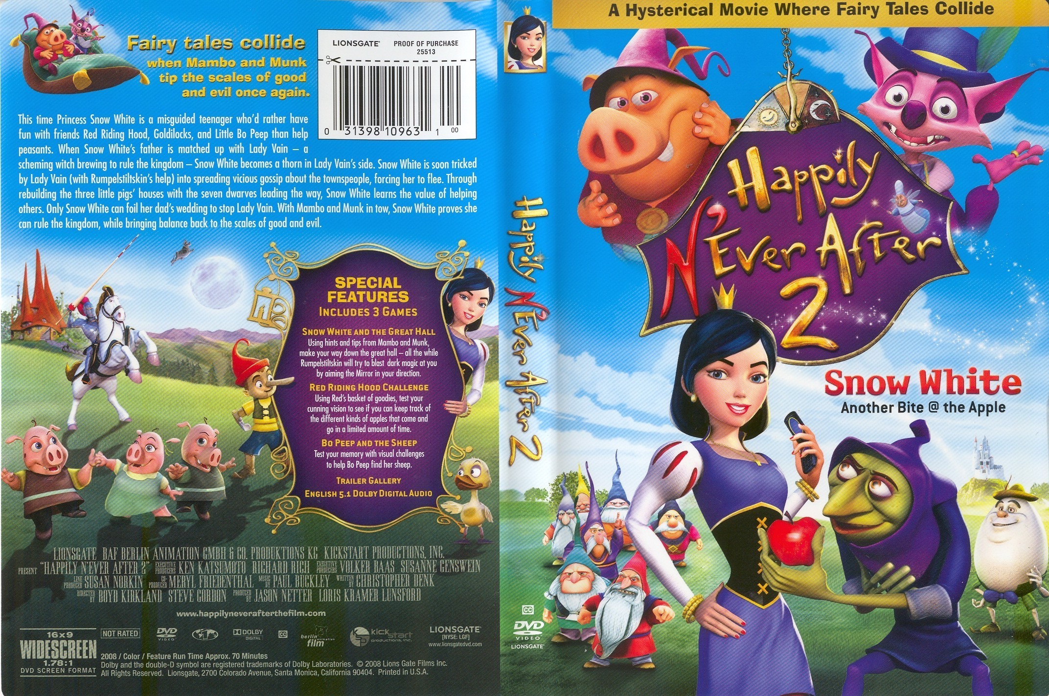 Happily N'ever After 2 DVD