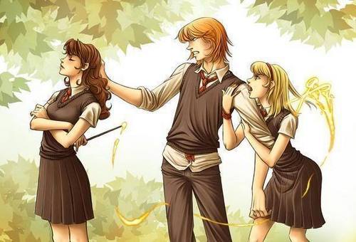  Hermione and Ron Fanart