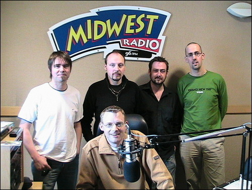  Hipple jalan and Padraic Walsh in Midwest Radio - Ireland - April 2007