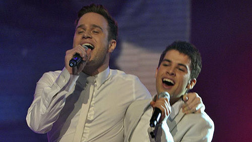  Joe and Olly singing in the final x