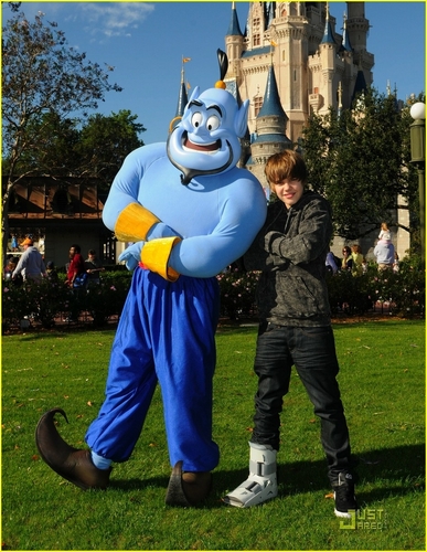 Justin at Disney World