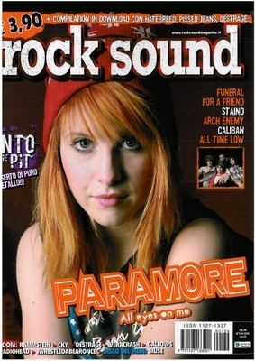  パラモア On Rock Sound Magazine