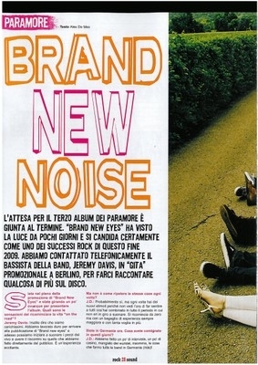  Paramore On Rock Sound Magazine