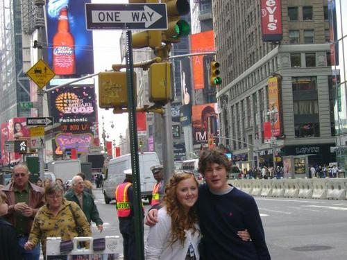  Rebecca and Dudley Times Sq. 2008