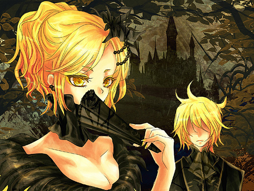  Rin and Len vampire