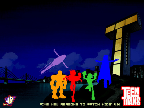  Teen Titans achtergrond