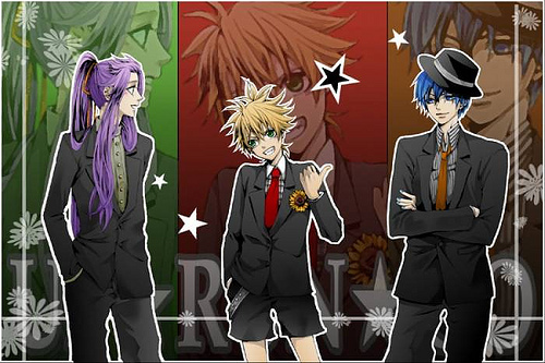  it's all kaito's falt for making us dress up