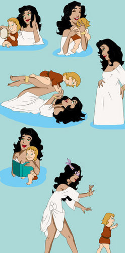  loving mother: esmeralda and zephyr
