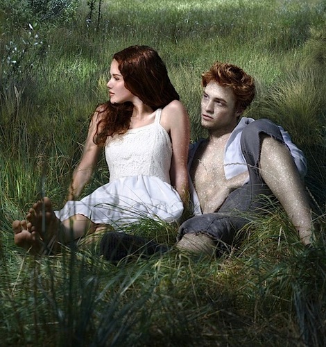  *Romantic meadow scene*