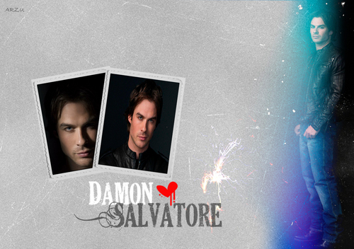  Damon Salvatore দেওয়ালপত্র 1