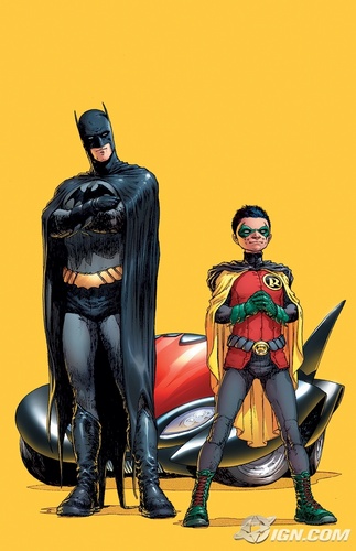  Dick Grayson as Batman, Damian Wayne as Robin