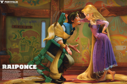  Walt Дисней Обои - Flynn Rider & Princess Rapunzel
