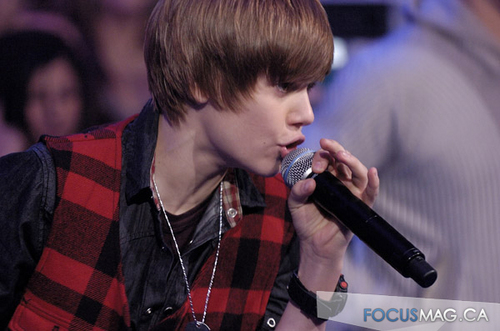  Justin Bieber at Much Musica