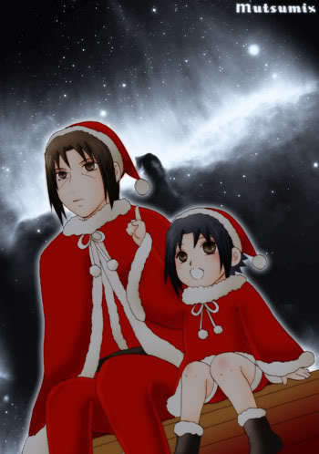  Merry क्रिस्मस from Uchiha Brothers