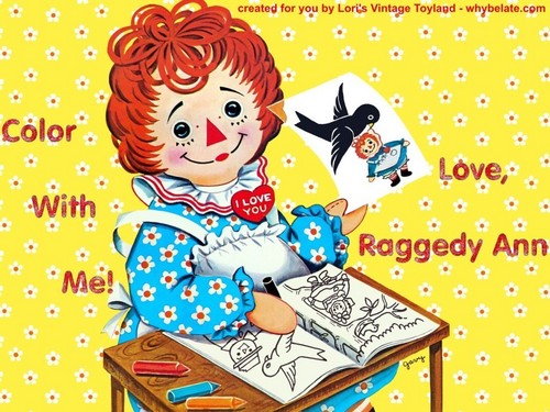  Raggedy Ann and Andy,Wallpaper