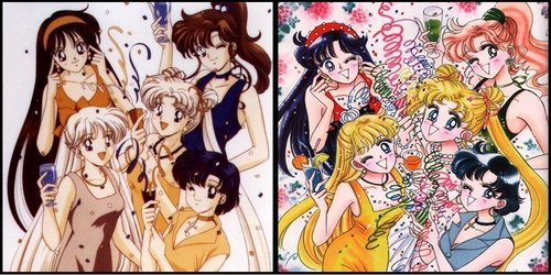  Sailor Moon animé and manga :)