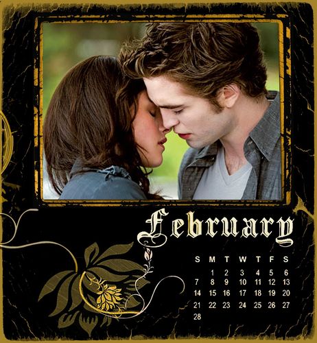  Twilight/NewMoon Calendar 2010-February