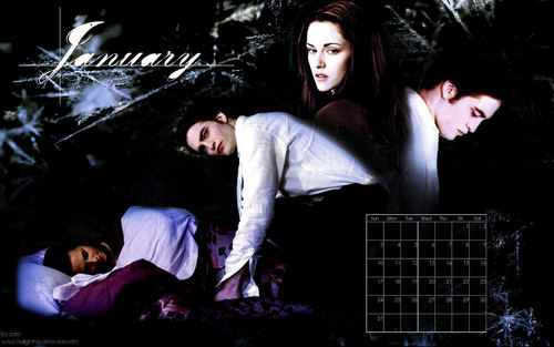 Twilight Saga 2010 Desktop hình nền Calendar(from novel noviee twilight)
