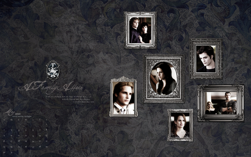  Twilight Saga 2010 Desktop Обои Calendar(from novel noviee twilight)