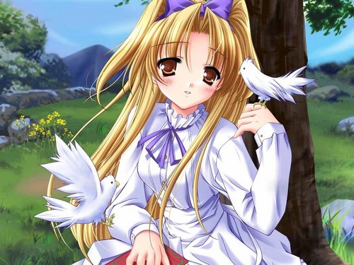  Anime girl Hintergrund