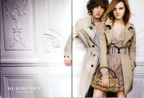  Emma & Alex Watson in burberry, बरबरी Spring/Summer Campaign