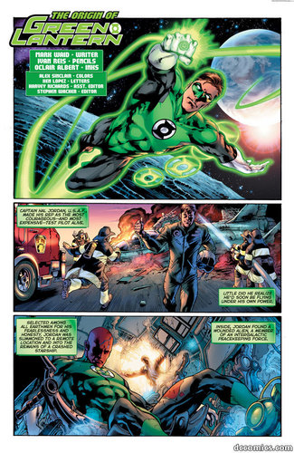  Green Lantern Origin