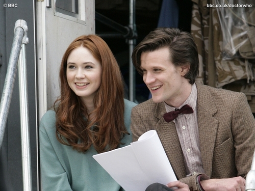  The Doctor and Amy (Matt Smith and Karen Gillan)