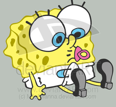  aww spongebob look cute