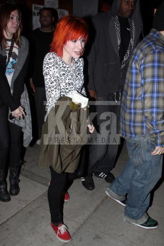 Hayley with Chad od Brandi Cyrus toon in Los Angeles