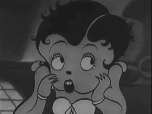 Betty Boop in mysterious mose