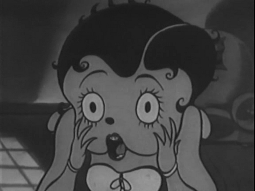 Betty Boop in mysterious mose