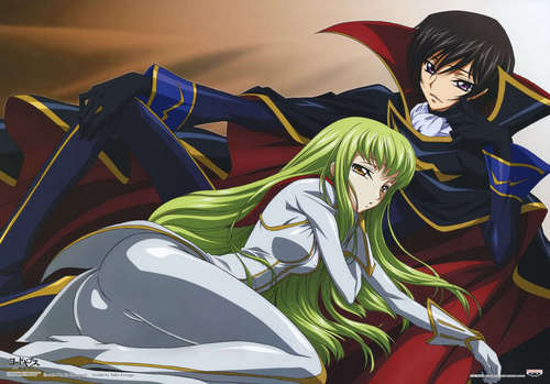 C.C. and Lelouch