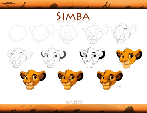How to Draw Simba