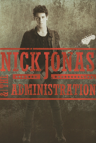  Nick Jonas & The Administration Promotionals/Tour Book
