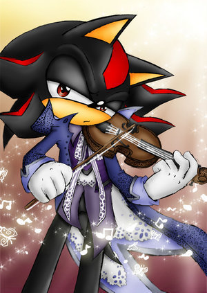  Shadow and hes violin <3