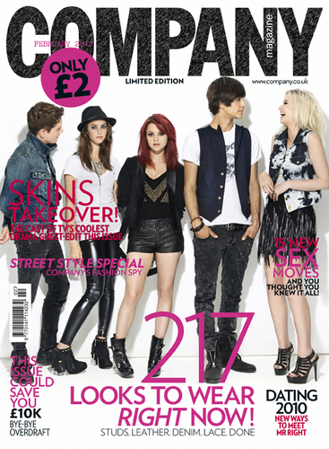  Skins Cast - Company Magazine Cover