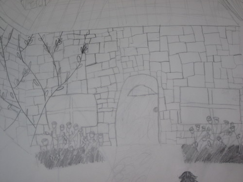  i drew this.....edward and bella's cottage close up