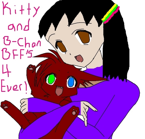 me and b-chan best friends forever! ! !