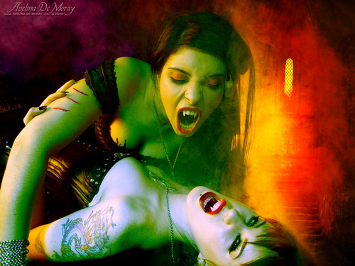  vampire art দেওয়ালপত্র দ্বারা artist Avelina De Moray