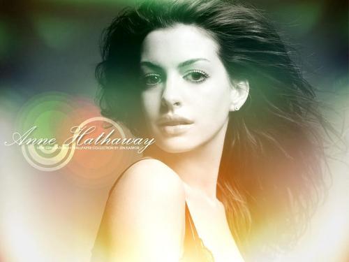 Anne Hathaway cool wallpaper  :)