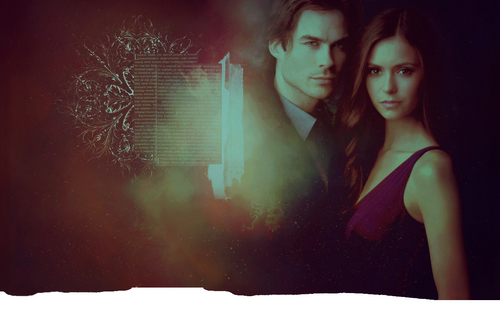 Damon and Elena (without text)