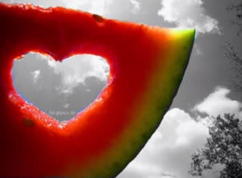  cœur, coeur in a Melon