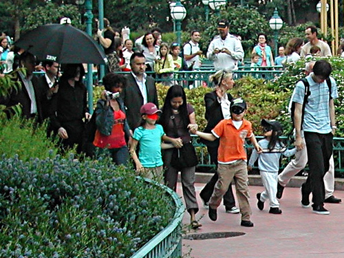  Jackson Kids at Disneyland in Paris
